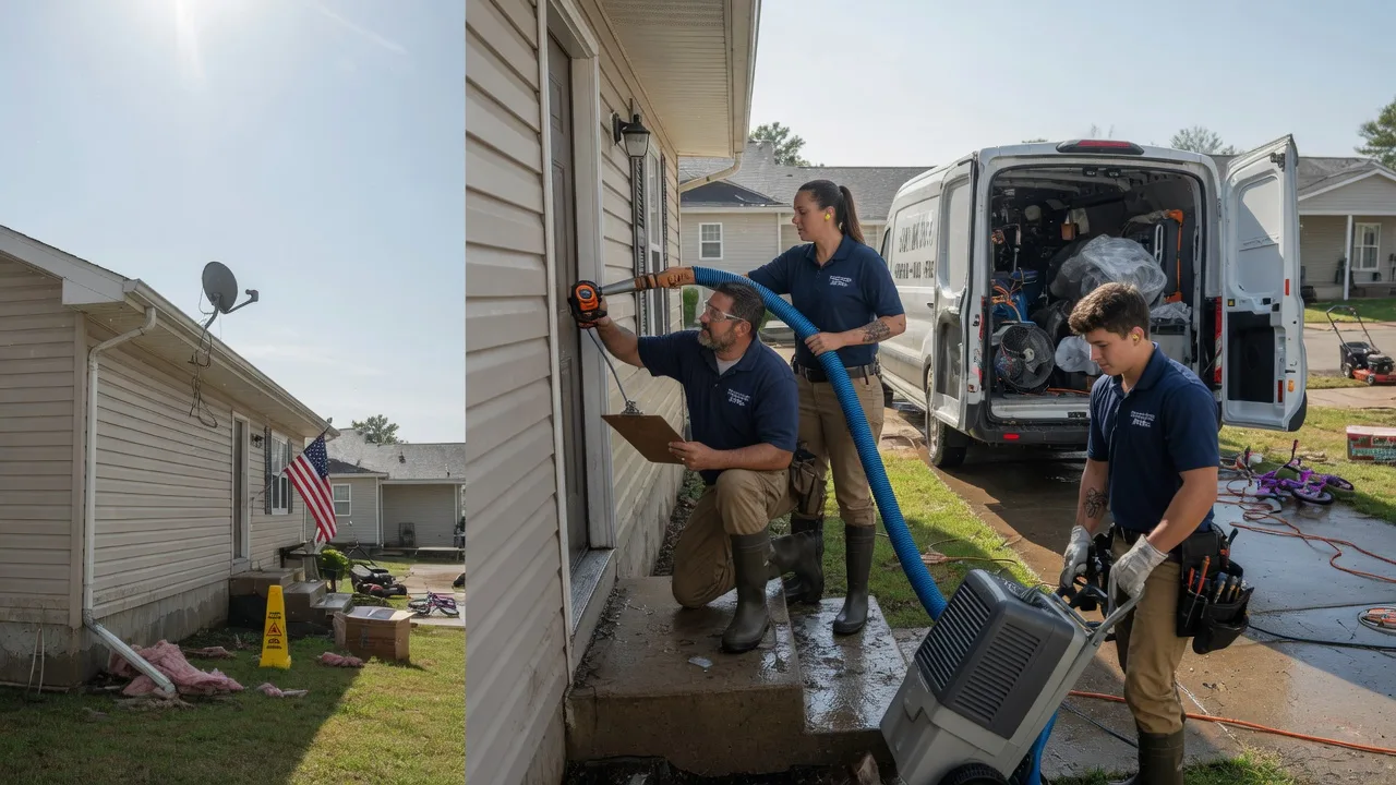 Ceiling Water Damage Restoration in Mora, MO near me